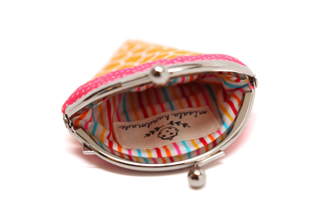 Bubblegum ice cream mini coin purse