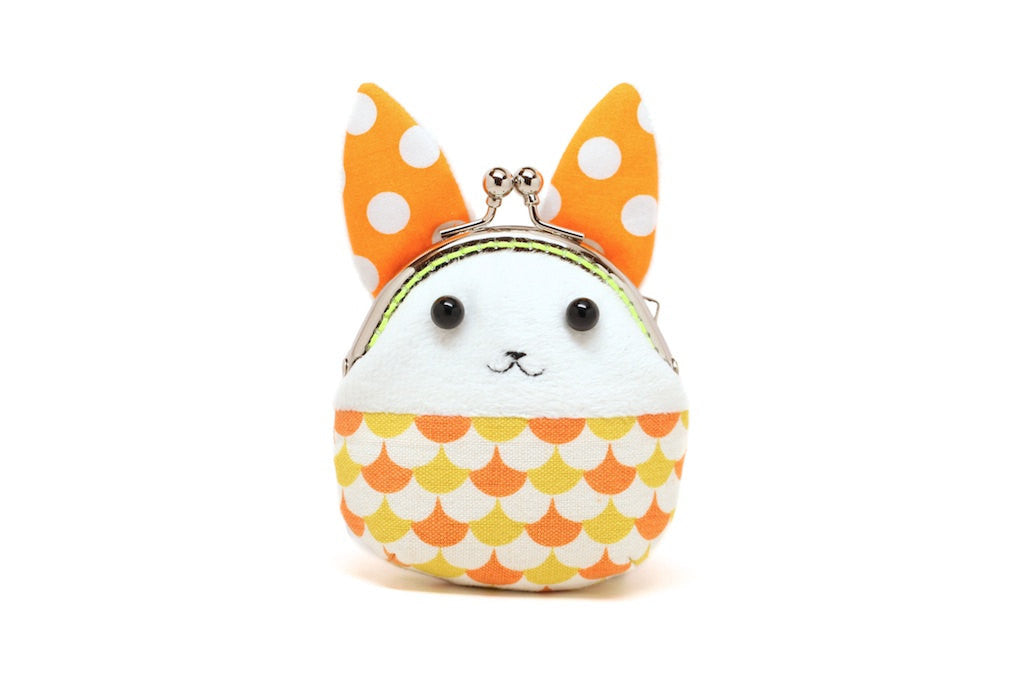 Little orange showtime rabbit mini coin purse