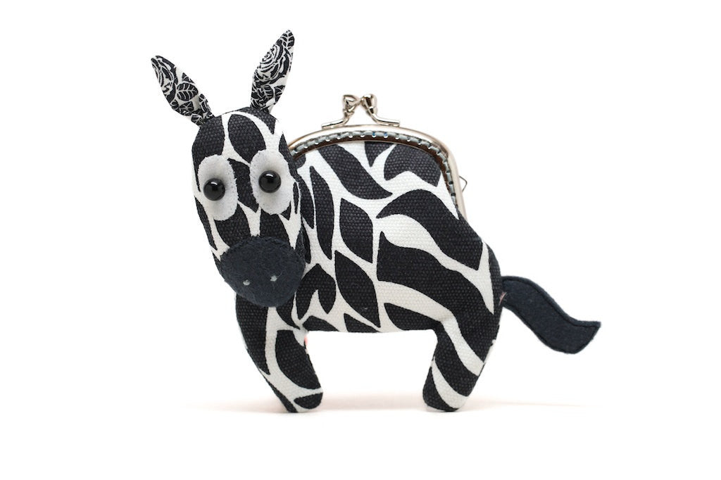 Little baby zebra clutch purse