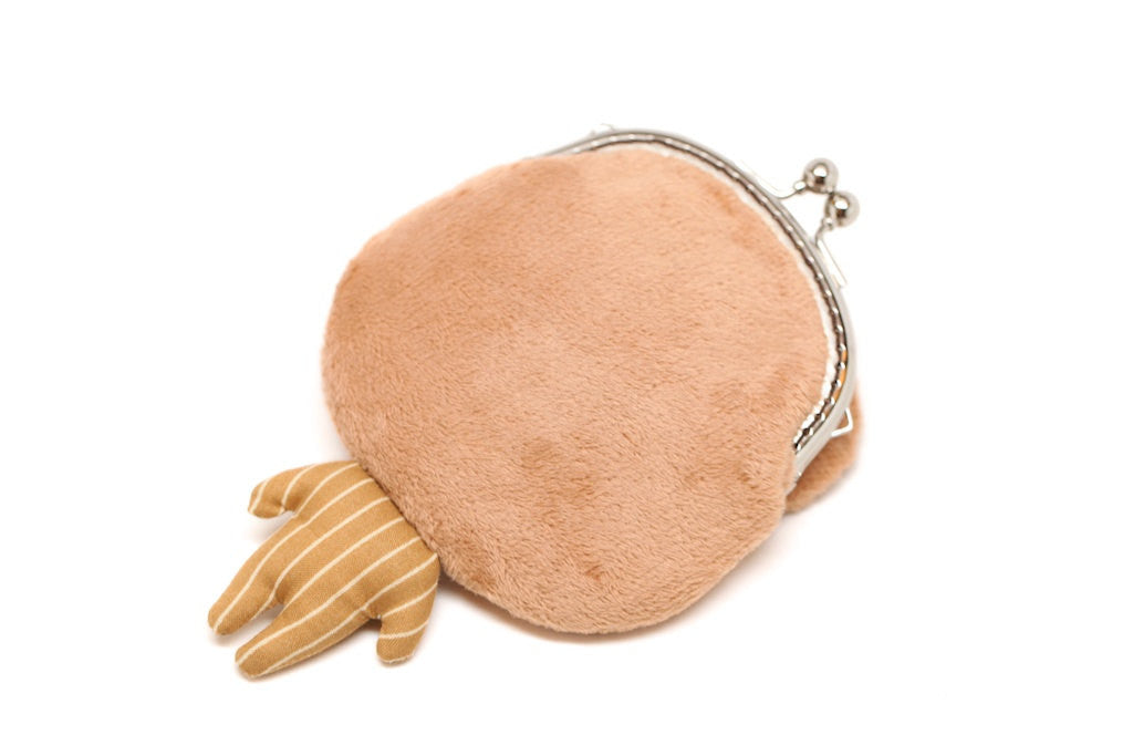 Little tan teddy bear clutch purse