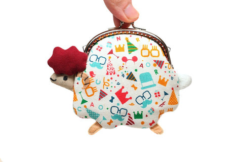 Party animal little lamb clutch purse